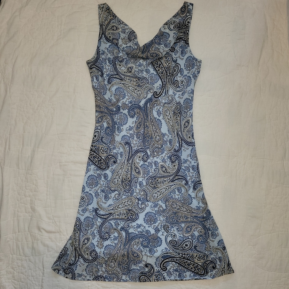FLP size 14 blue tank dress